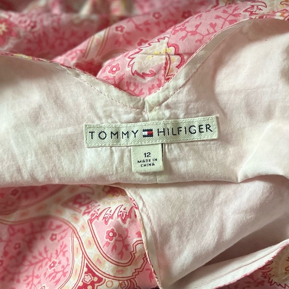 Tommy Hilfiger Pink Paisley Sleeveless Dress - Picture 4 of 5